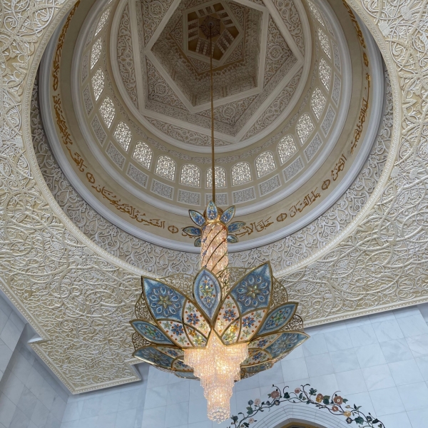 Sheikh Zayed Grand Mosque in Abu Dhabi