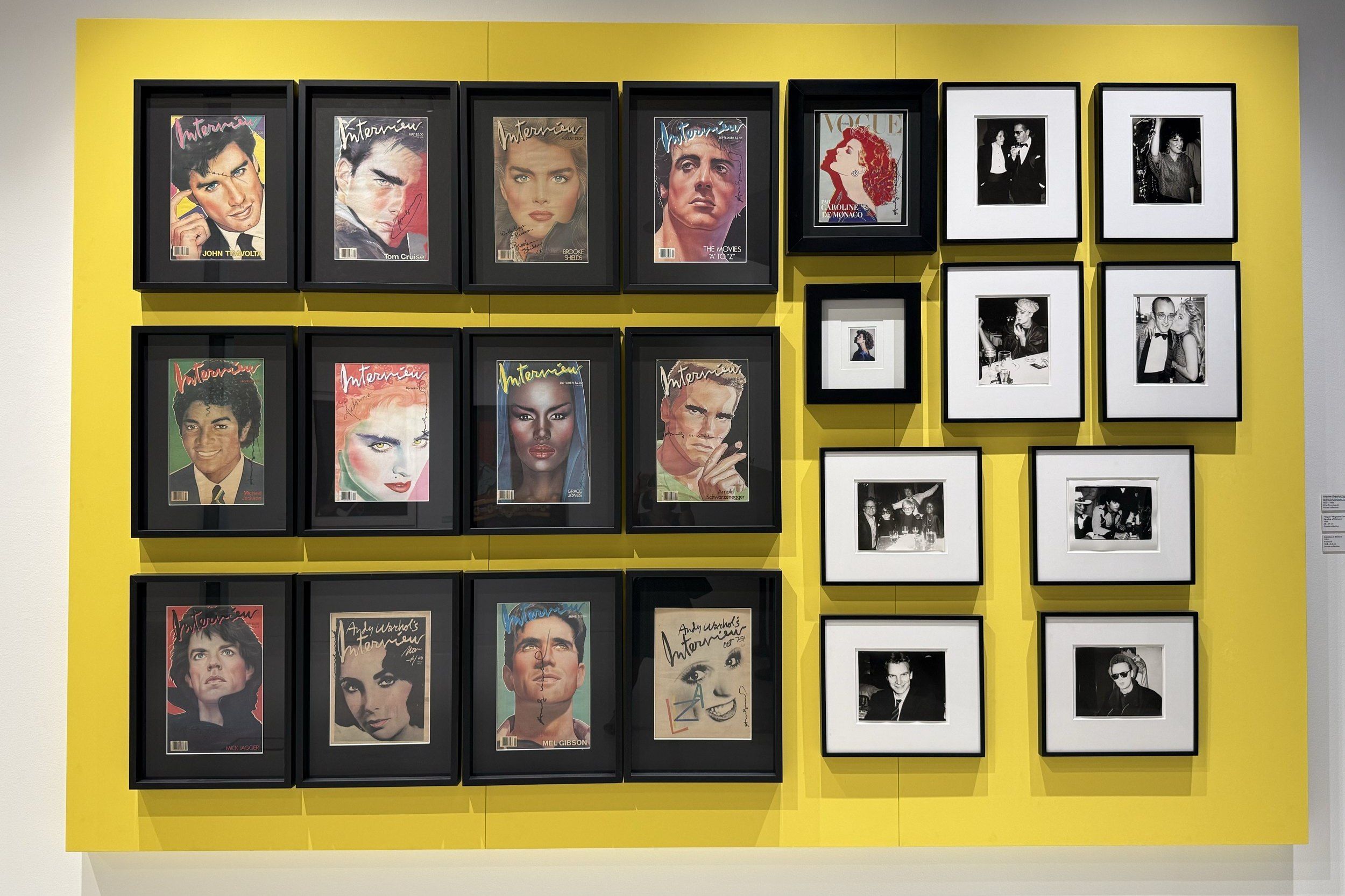 Interview magazine covers