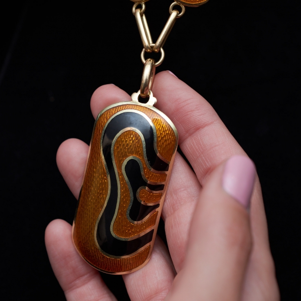 Lot 807 Bvlgari enamel set