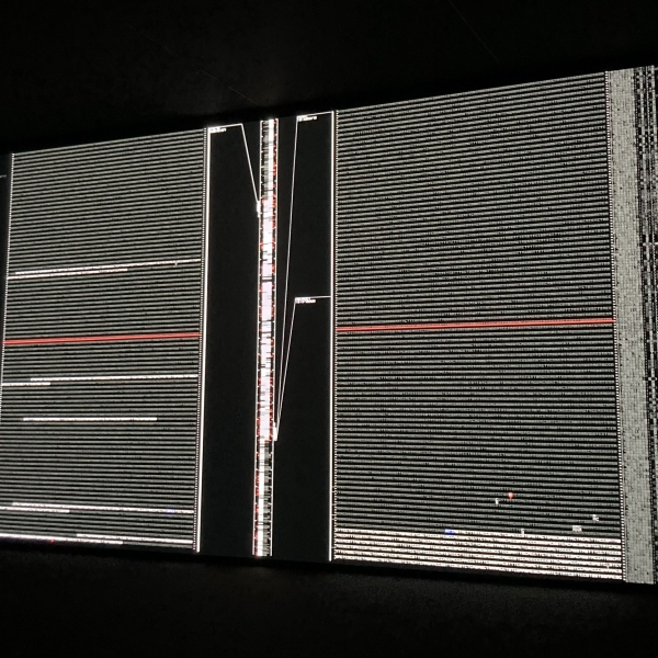 Details from  the data-verse 3, Ryoji Ikeda