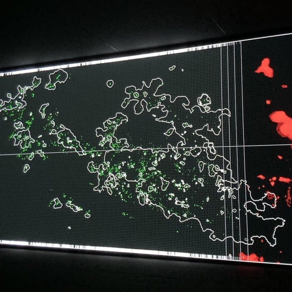 Details from  the data-verse 3, Ryoji Ikeda