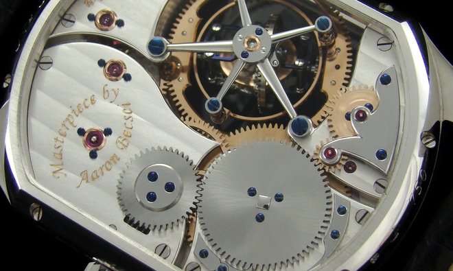Mechanical wristwatch back