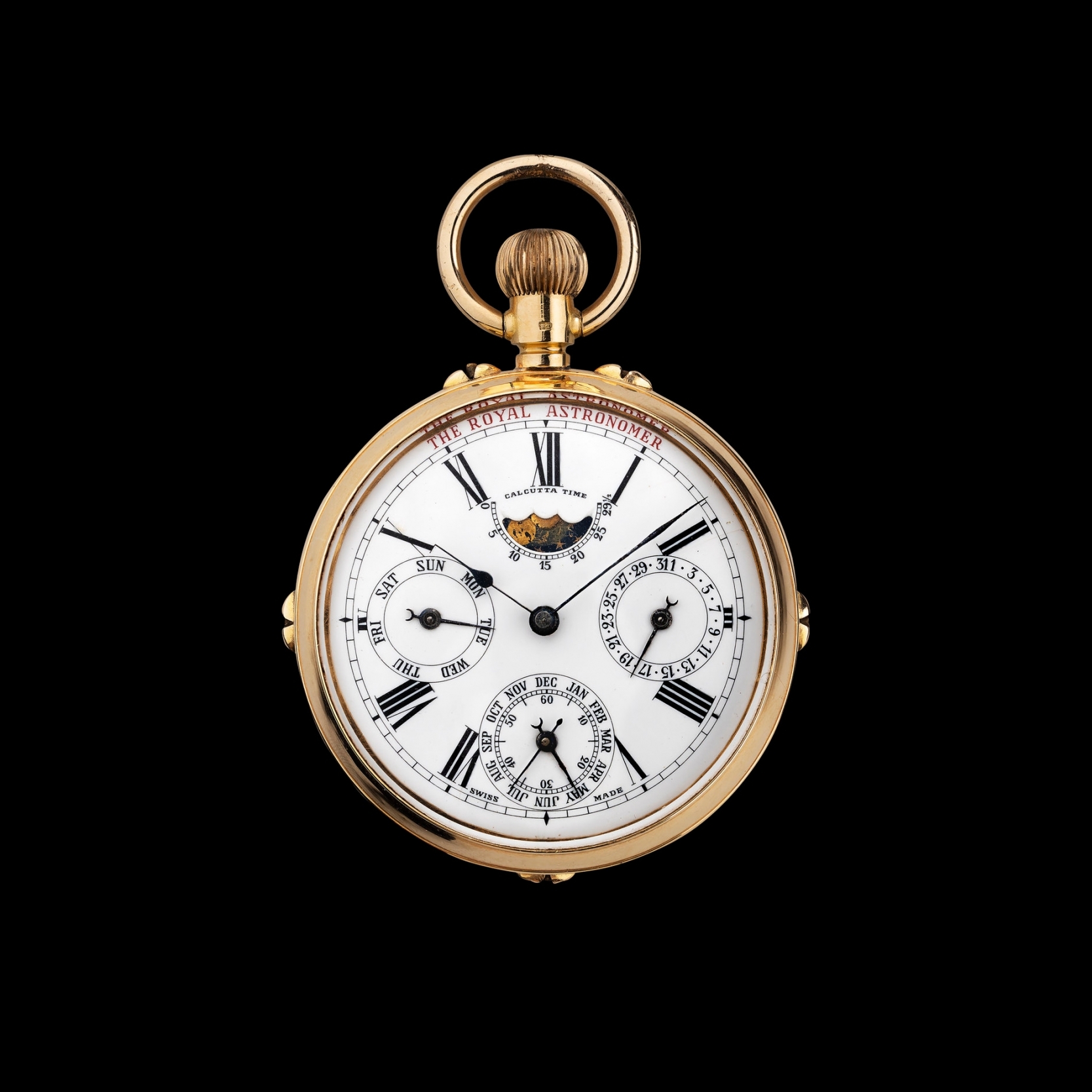 Pocket watch, “The Royal Astronomer”, Switzerland, ca. 1900