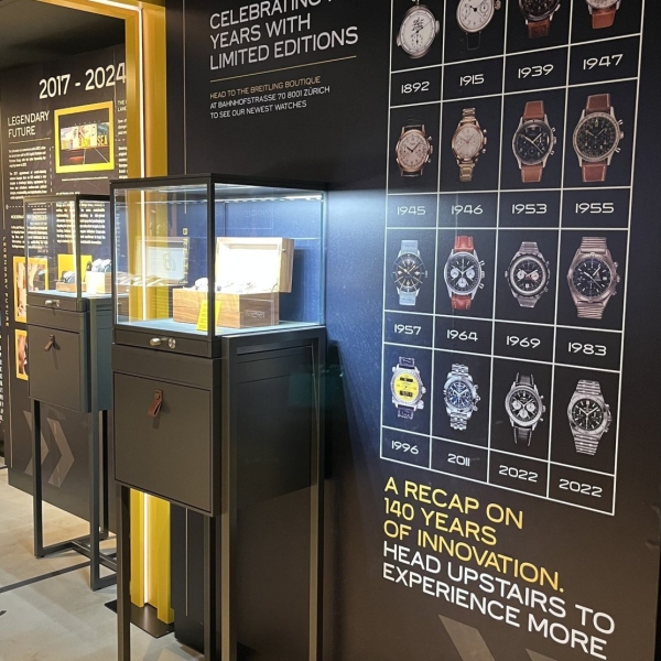 Breitling’s Then & Now Pop-Up Museum