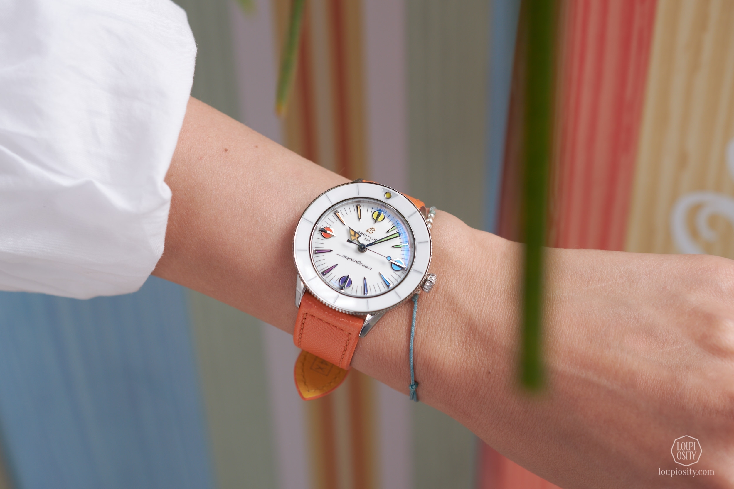 Superocean Heritage 57 Pastel Paradise in rainbow tangerine