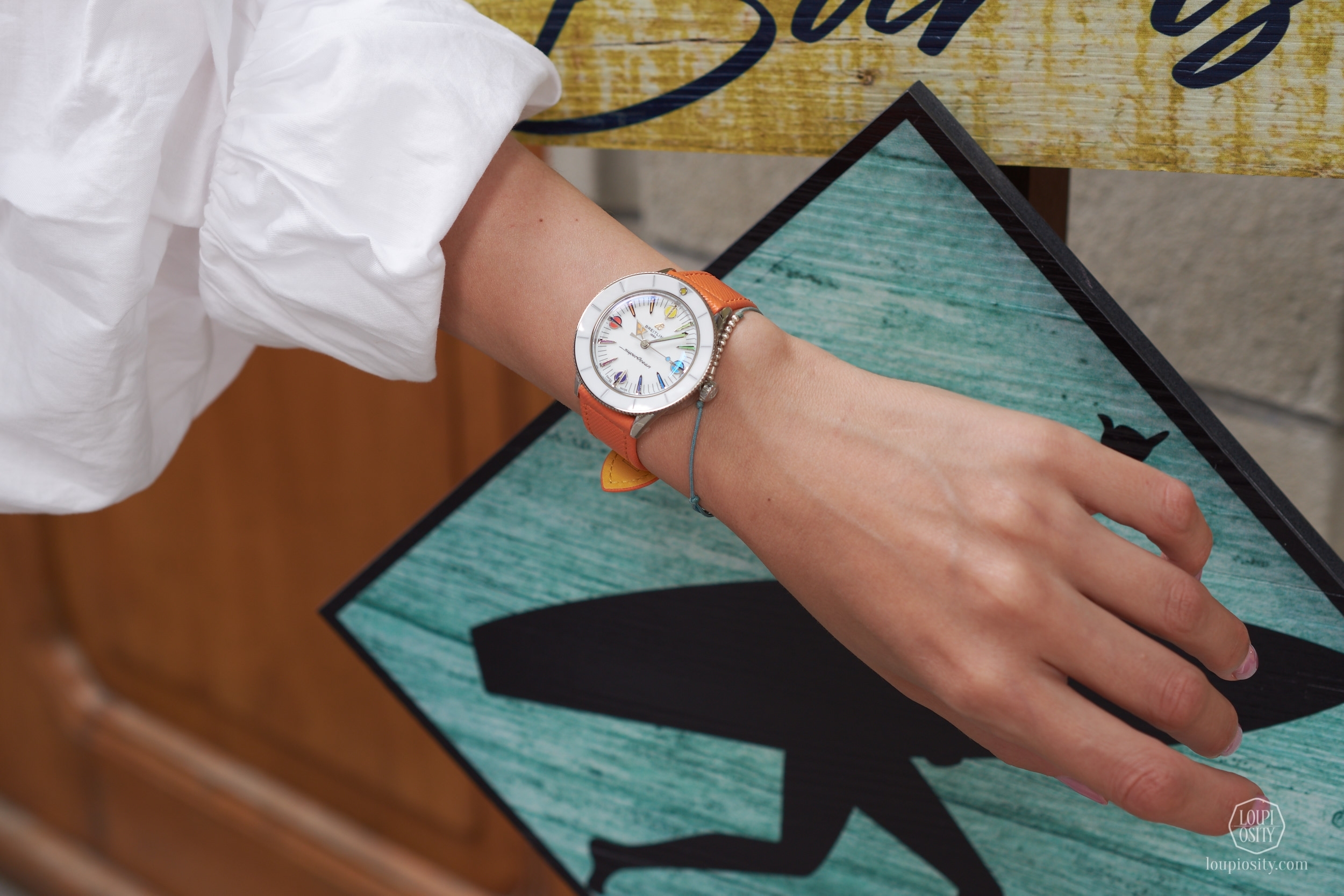 Superocean Heritage 57 Pastel Paradise in rainbow tangerine