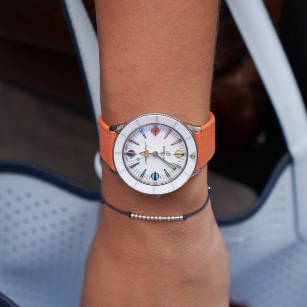 Superocean Heritage 57 Pastel Paradise in rainbow tangerine