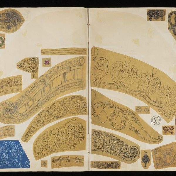 Garland style sketch book