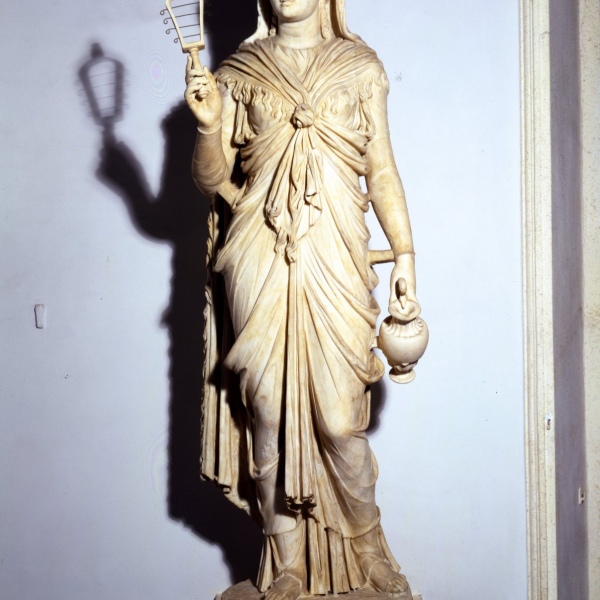 Marble statue of Isis