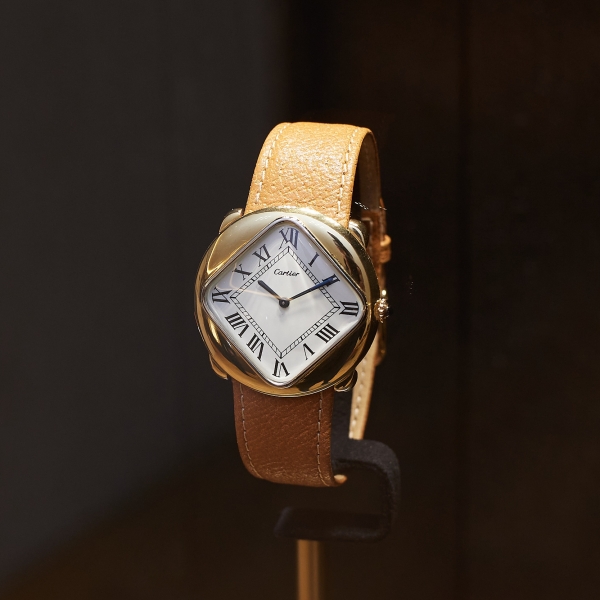 Cartier large Pebble watch, London, 1972