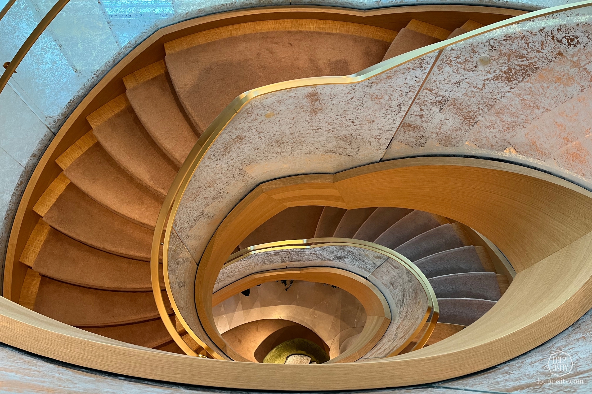 Cartier Geneva boutique, staircase