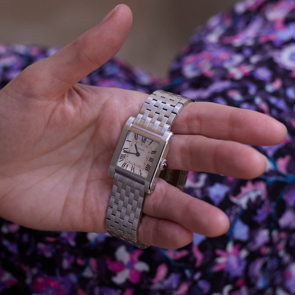 Platinum Cartier Tank Normale Privé at the Watches & Wonders 2026