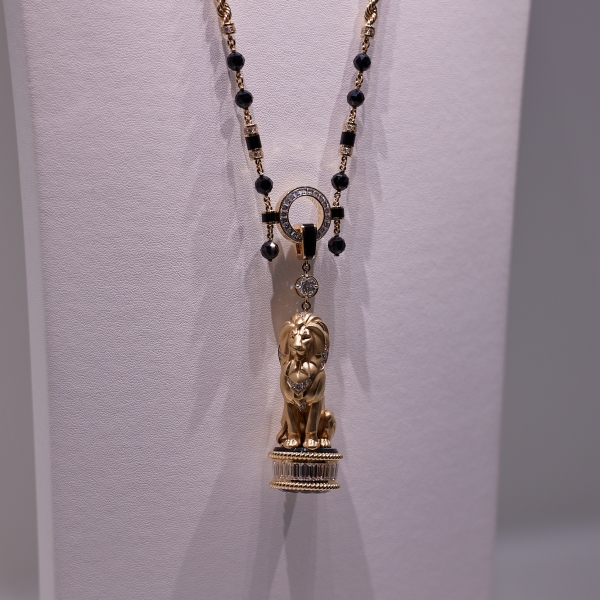 Chanel Seated Lion sautoir