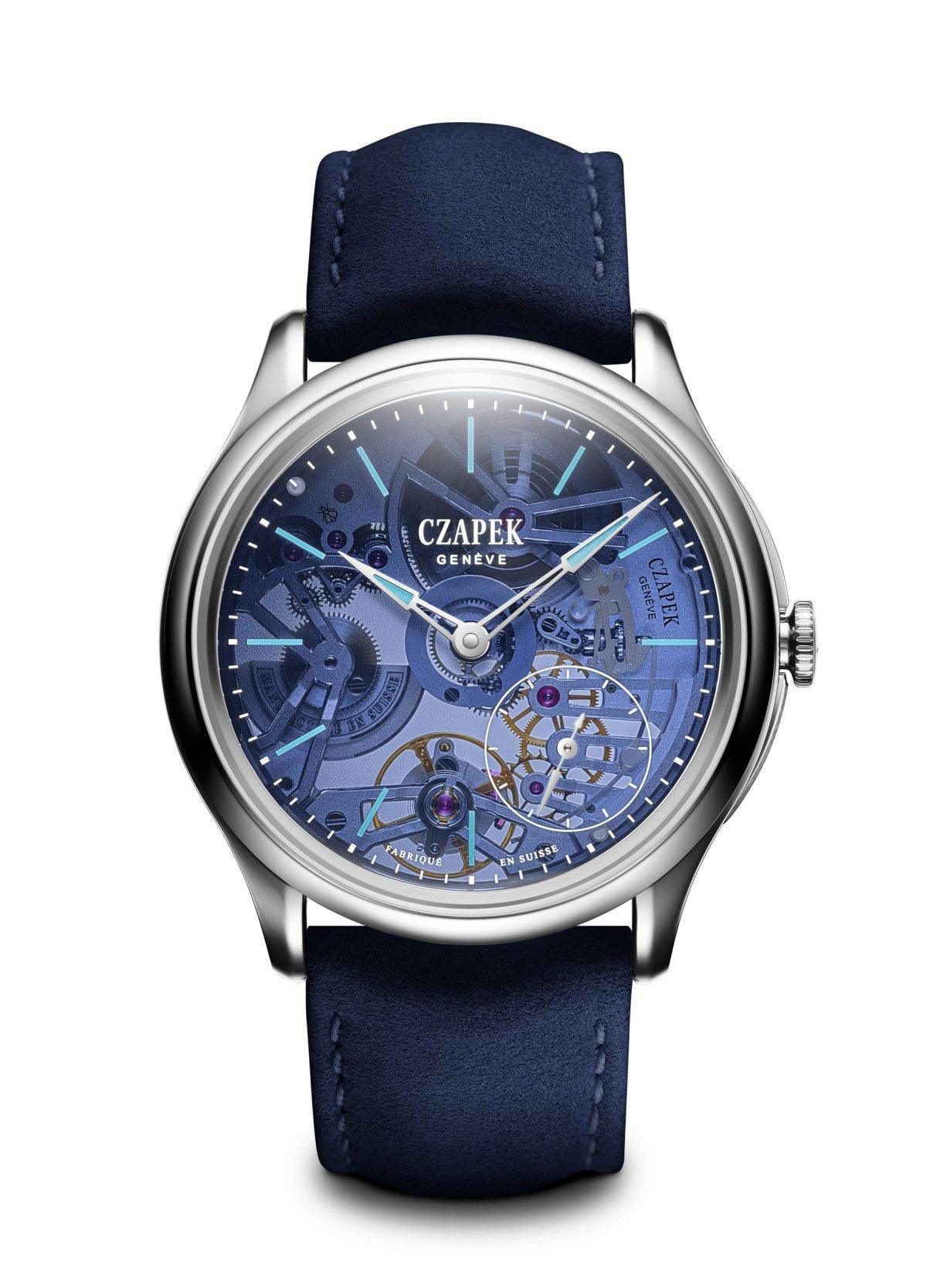 Czapek Promenade Transparencies Aqua Blue