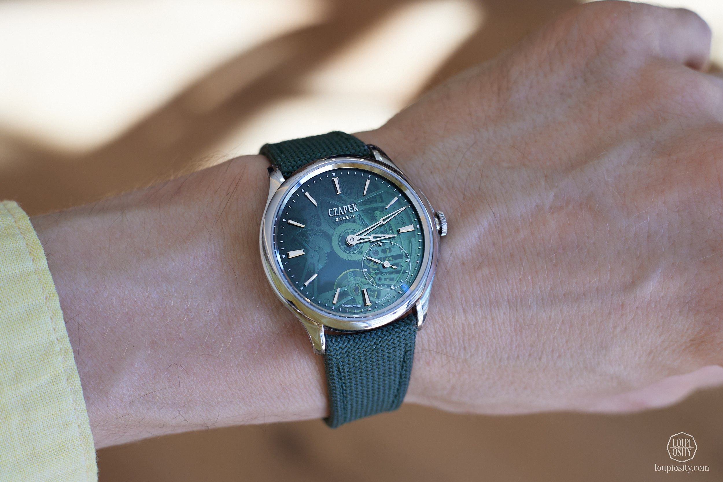 Czapek Promenade Transparencies Aqua Blue at the Geneva Watch Days 2026