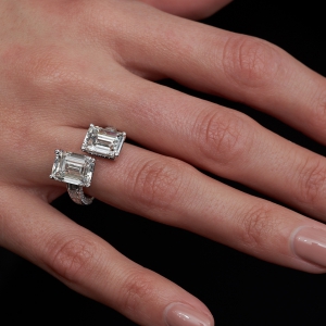 Toi & Moi High Jewellery diamond ring