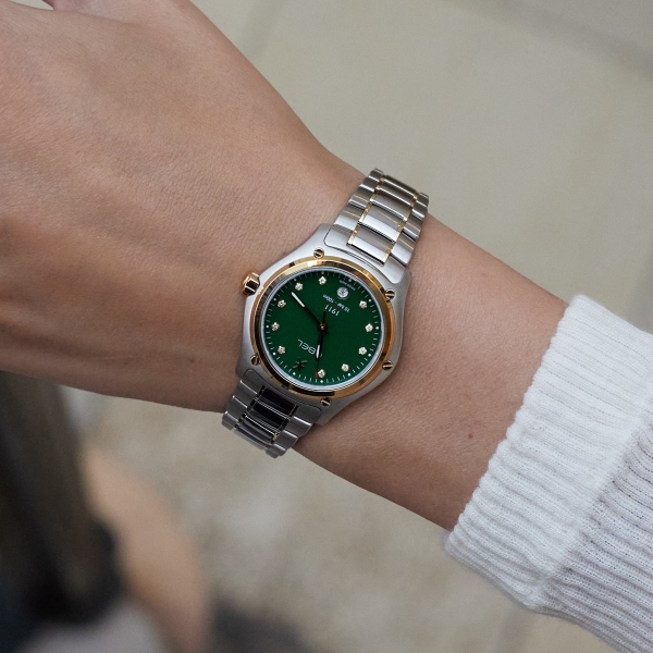 EBEL 1911 30mm with deep green dial