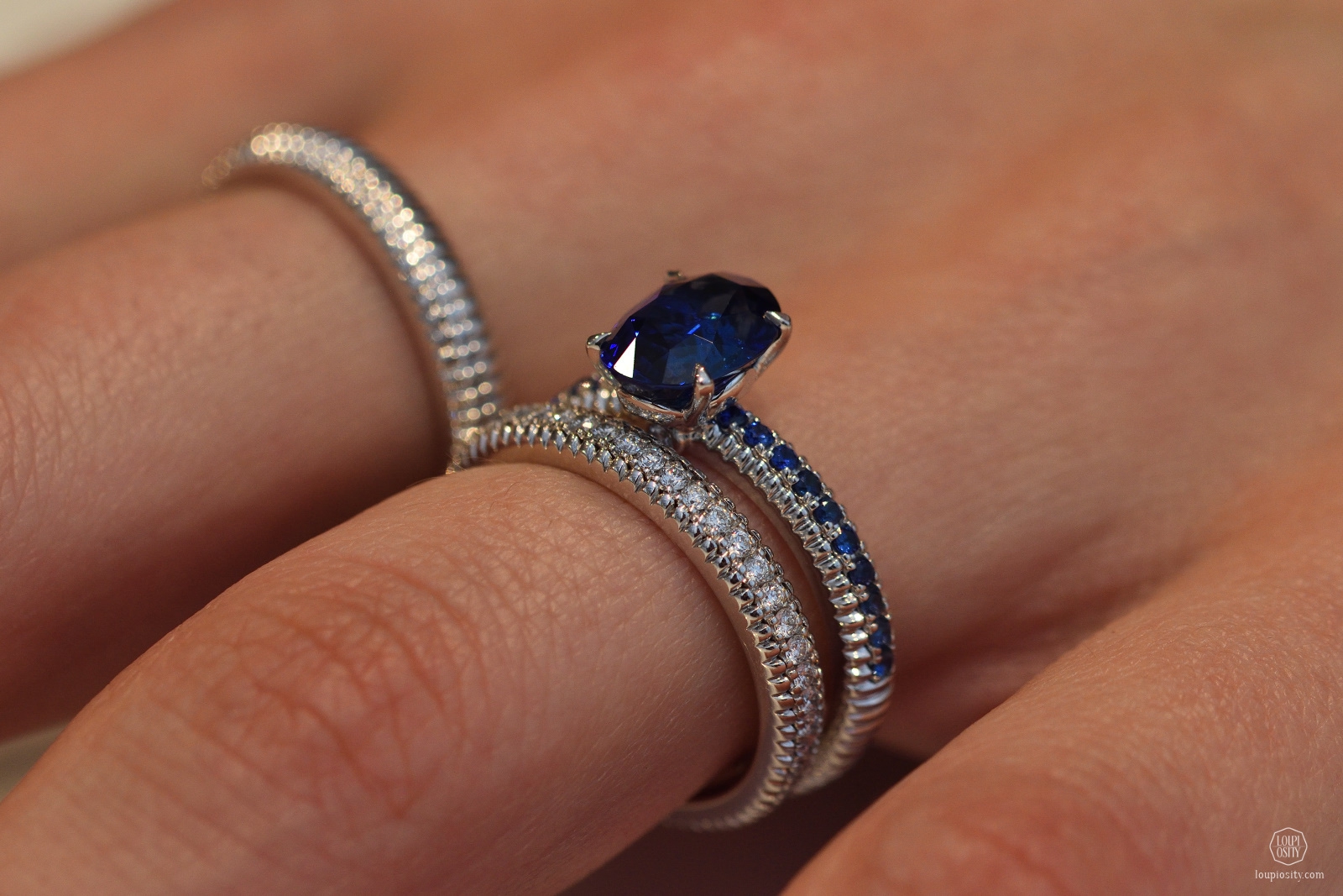 Fabergé Sapphire White Gold