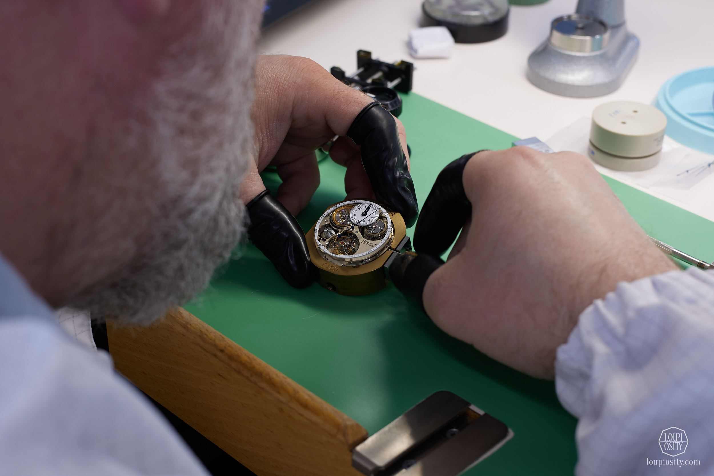 Adjusting the Ferdinand Berthoud Chronomètre FB 2TV of the New Mesure du Temps 1787 Collection in the Manufacture