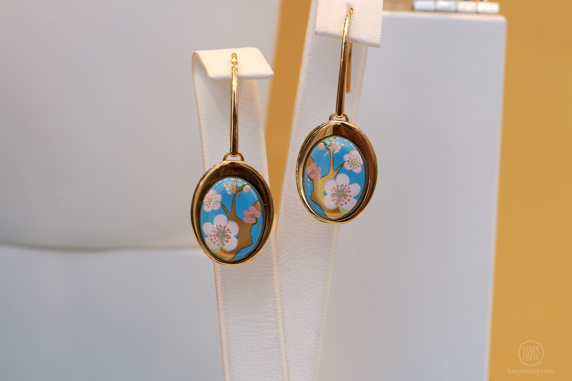 L’Amandier turquoise éclat earrings