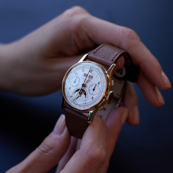 Lot 188, Patek Philippe, Ref. 1518 in pink gold