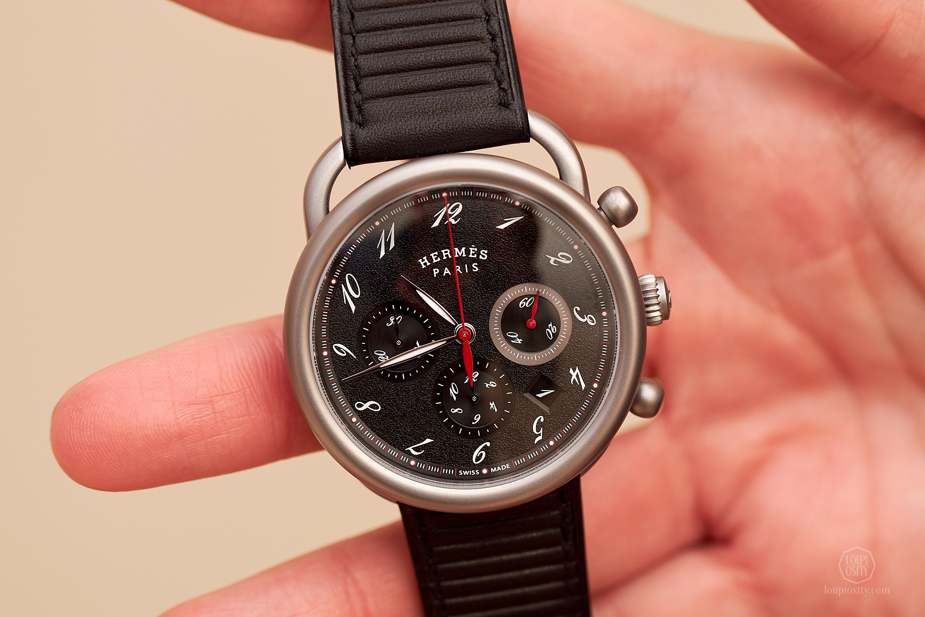 Hermes Arceau Chrono Titane