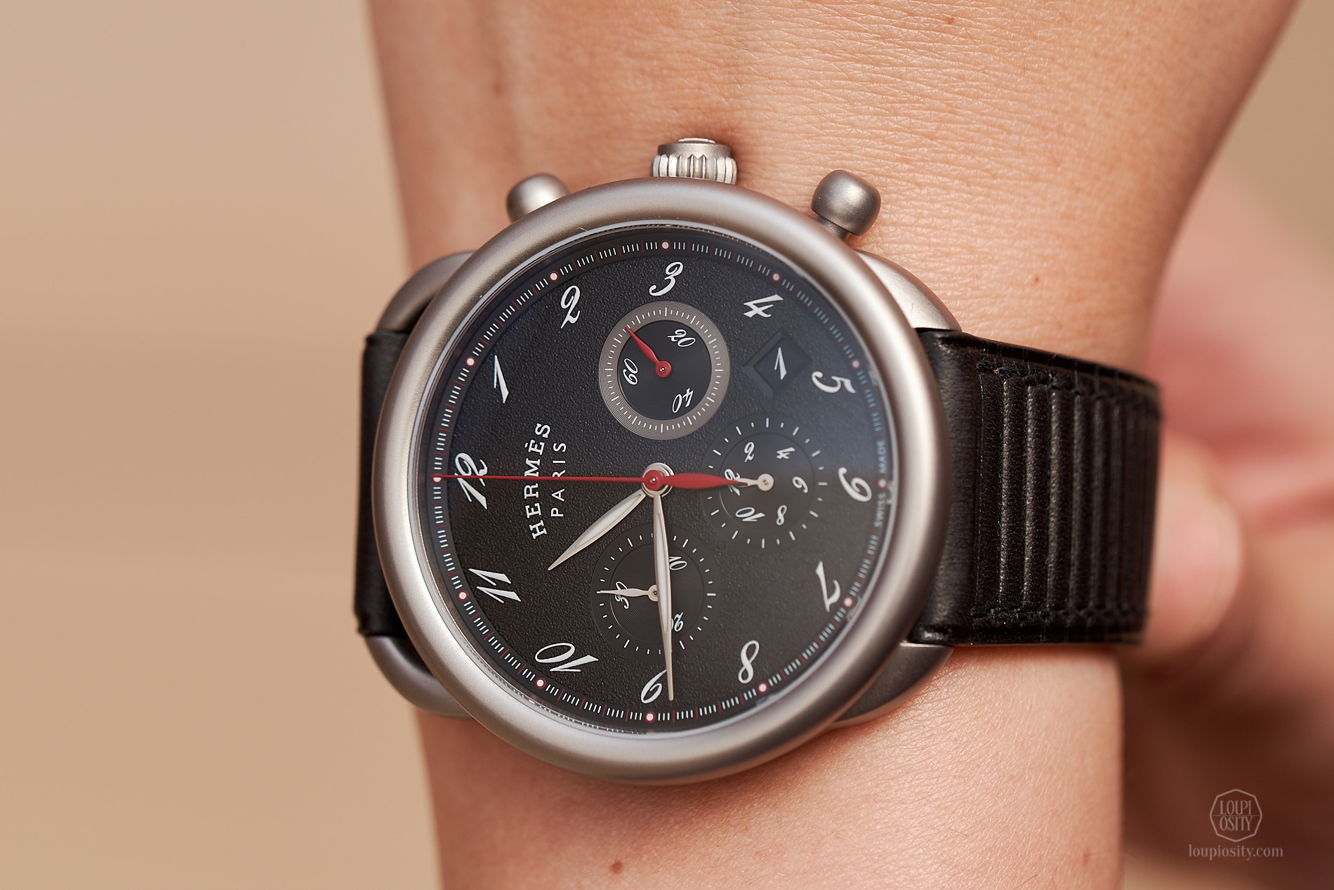 Hermes Arceau Chrono Titane