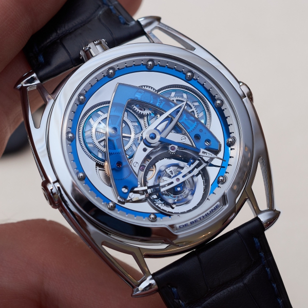De Bethune DB28 Steel Wheels Sapphire Tourbillon