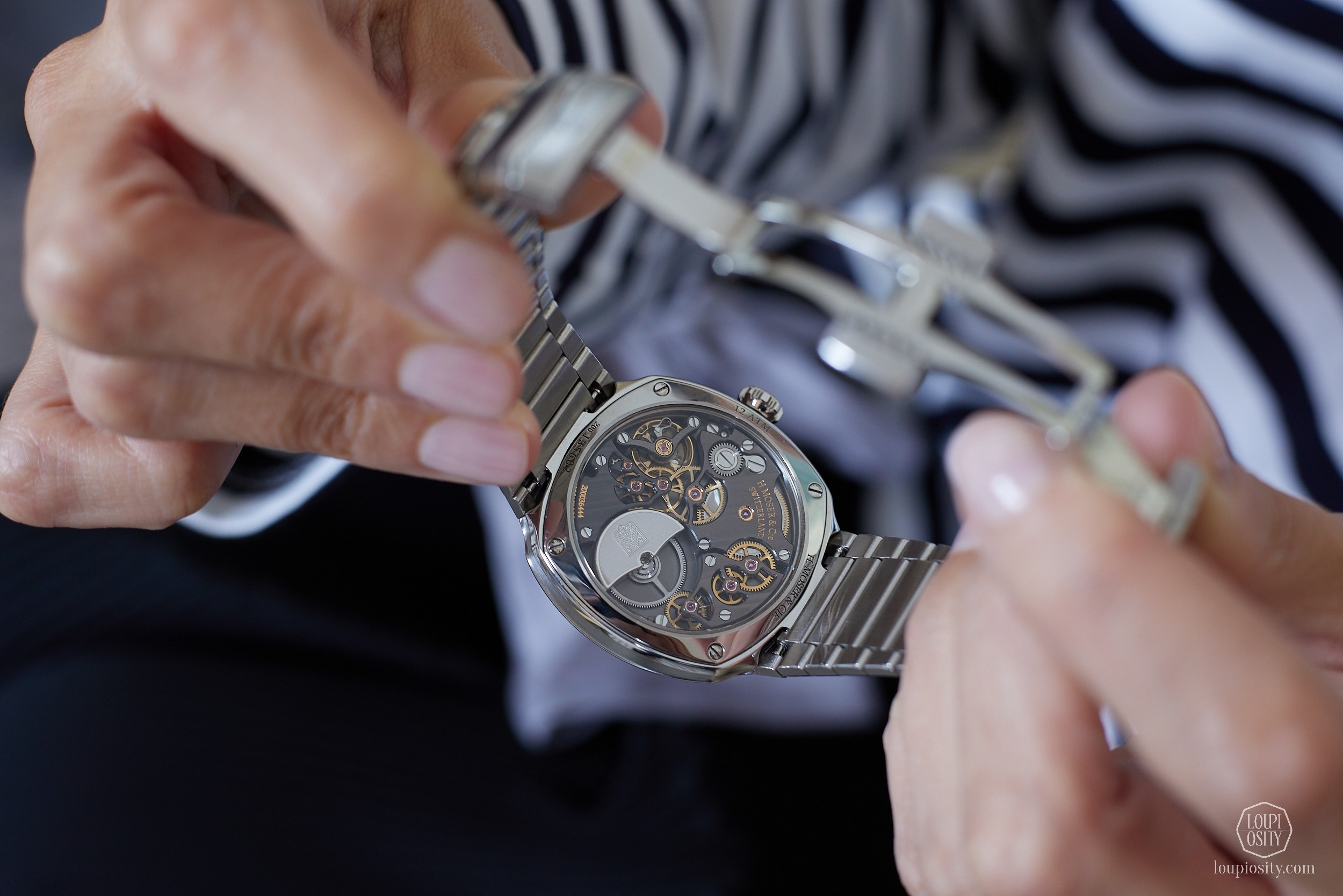 H. Moser & Cie Streamliner Small Seconds Blue Enamel