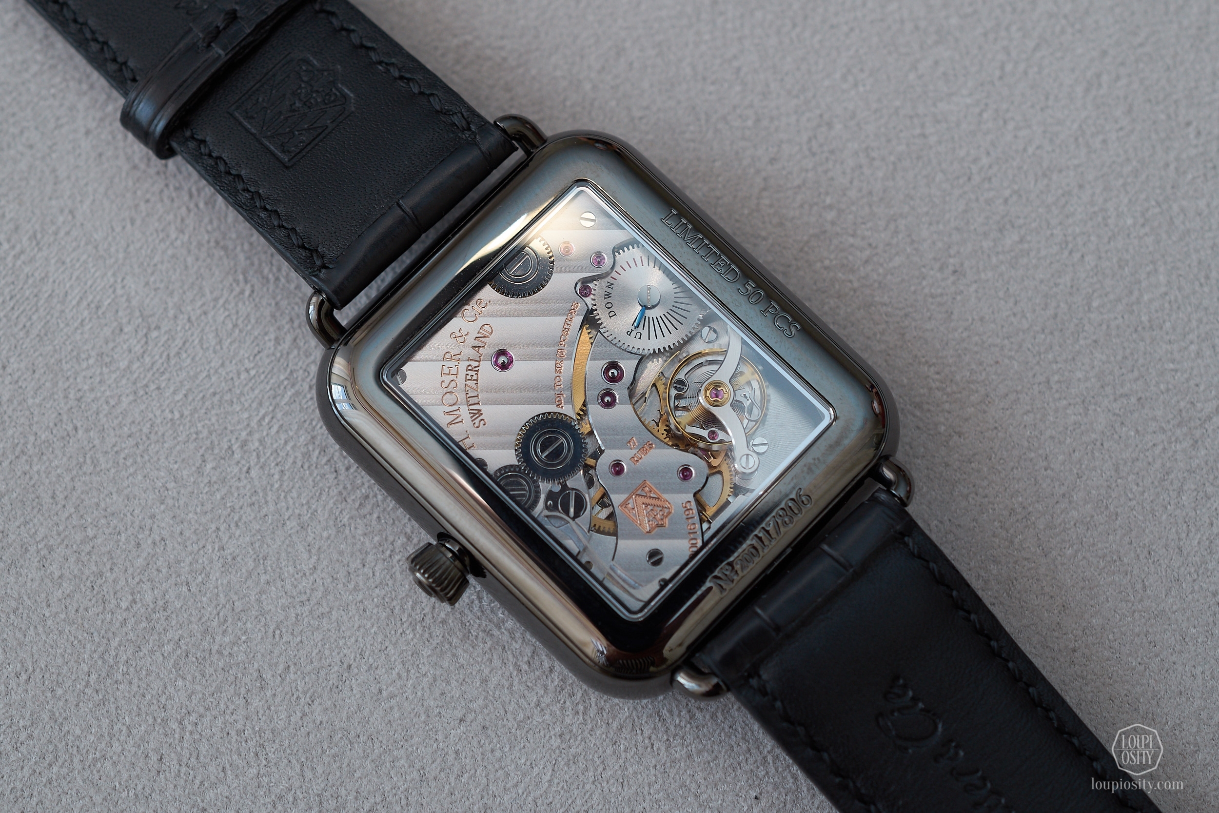 H. Moser & Cie Swiss Alp Watch Final Upgrade, movement side