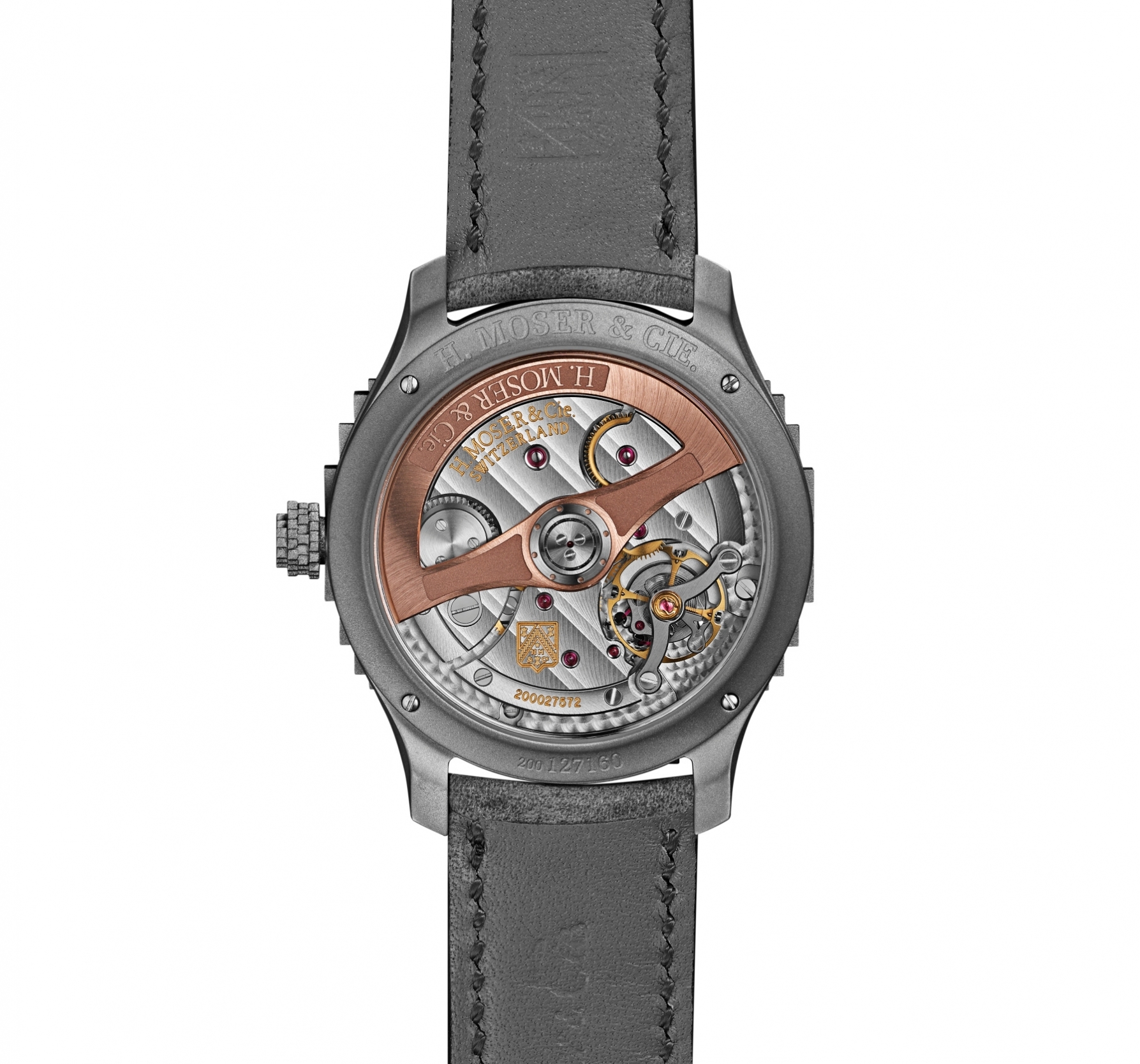 H. Moser Cie.  Endeavour Center Seconds Genesis, movement side