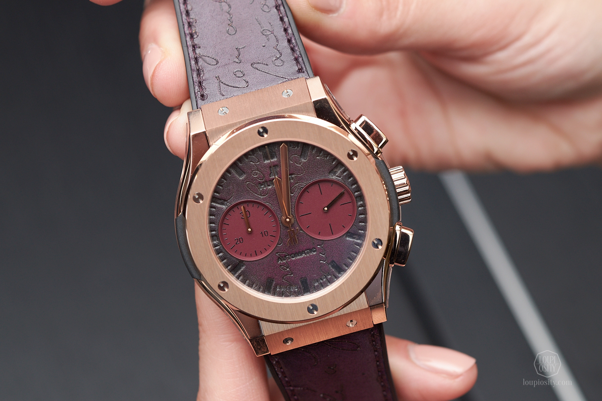 Classic Fusion Chronograph Berluti Scritto
