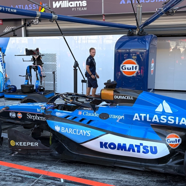 Luke Browning's (reserve) Williams FW48 at the Italian Grand Prix 2026