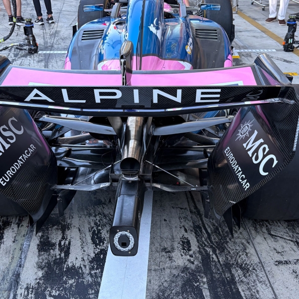 Franco Colapinto's Alpine A526 at the Italian Grand Prix 2026