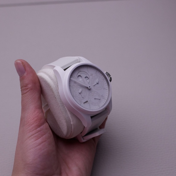 IWC Big Pilot's Watch Perpetual Calendar Ceralume® at daylight during the Watches and Wonders 2026