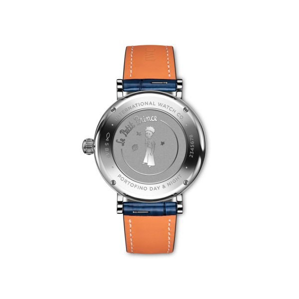 IWC Portofino Automatic Day & Night 34 Le Petit Prince case back, photo by IWC Schaffhausen