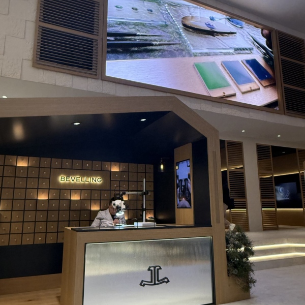 Artisans at the Jaeger-LeCoultre booth