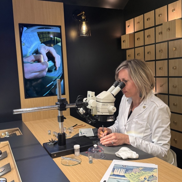 Artisans at the Jaeger-LeCoultre booth