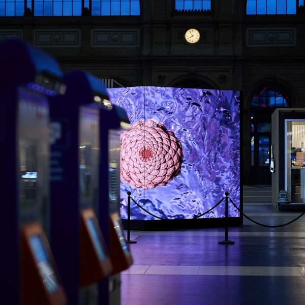 Jaeger-LeCoultre Reverso pop-up at the Zürich HB 10.2023