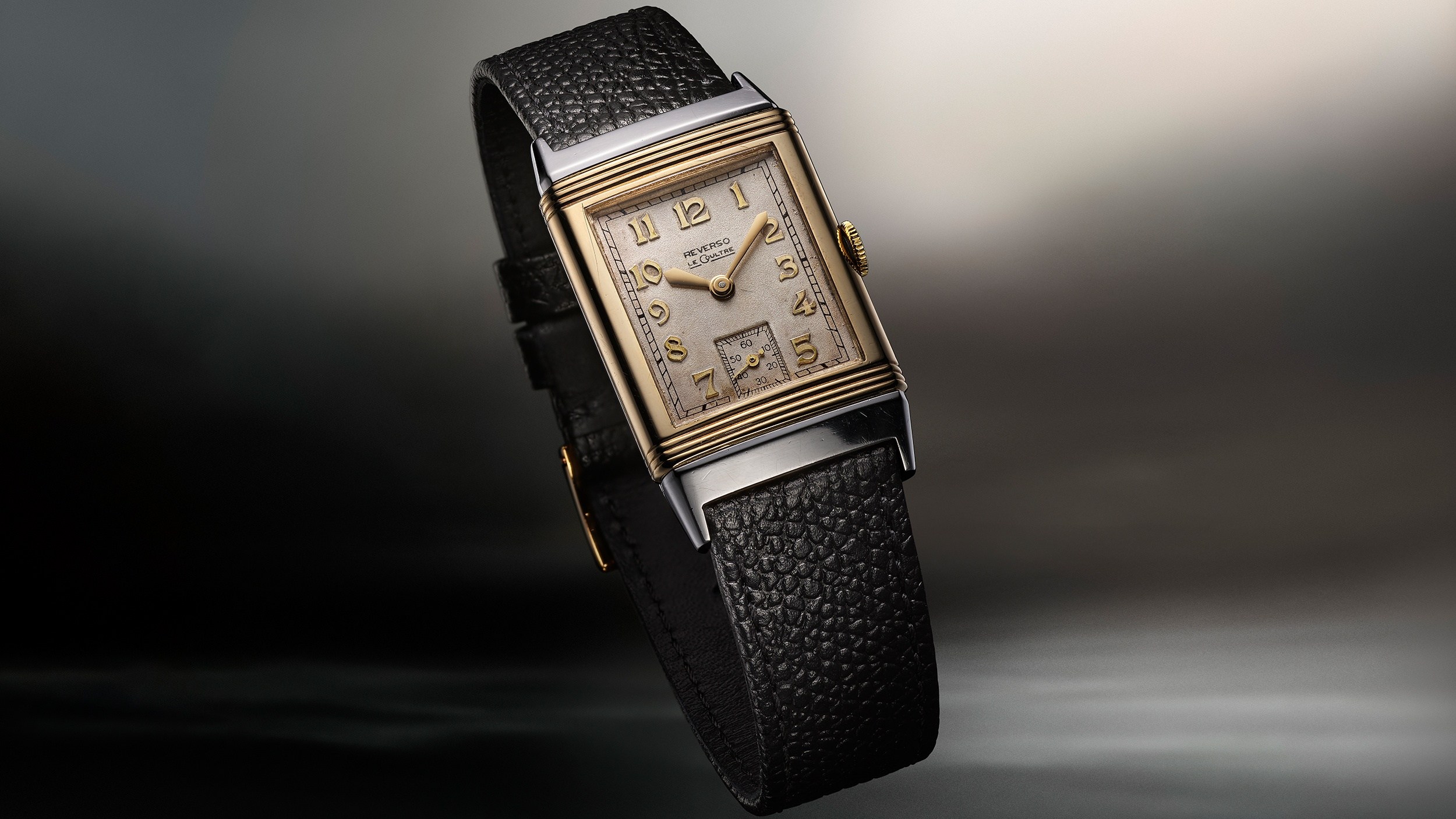 Two-tone steel and yellow gold (350/1000) Reverso from 1936