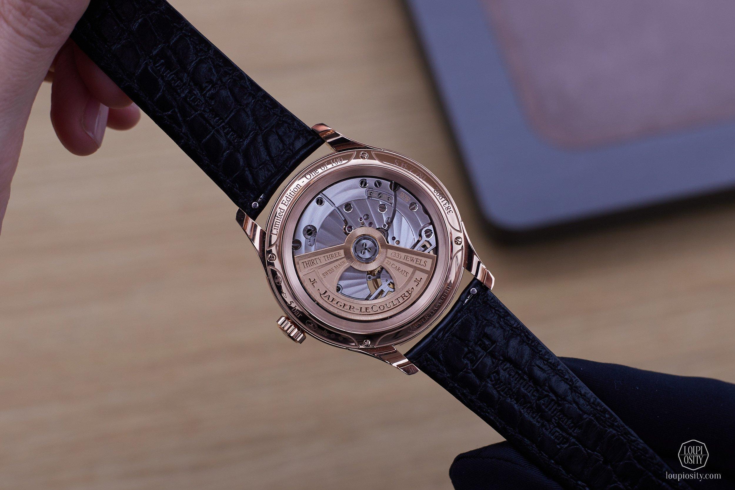 Powered by Calibre 978, the new Master Grande Tradition Tourbillon Jumping Date features its signature tourbillon and innovative ‘jumping’ date mechanism.