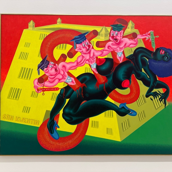 Peter Saul, San Quentin #1