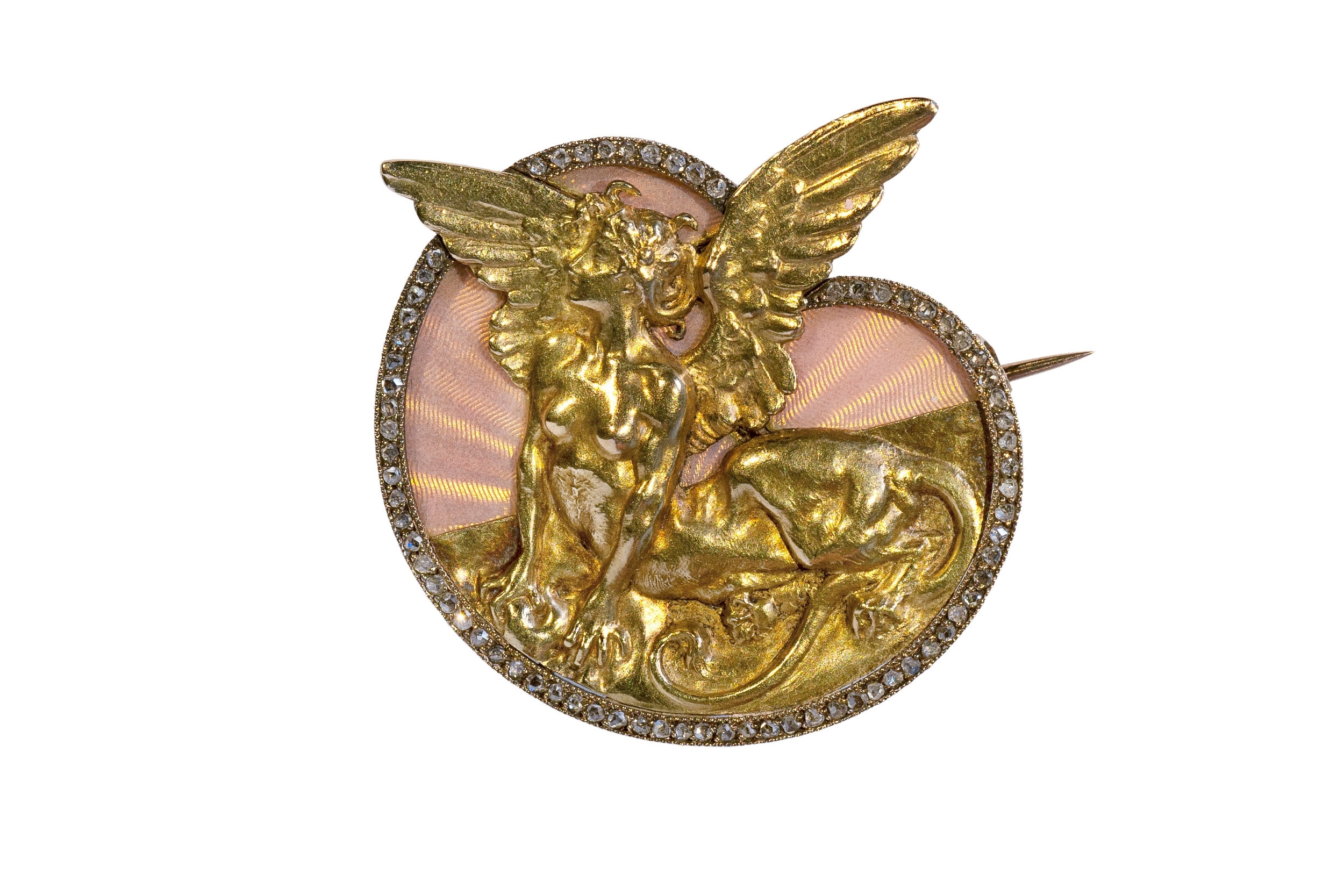 René Lalique, Sphinx, brooch, circa 1893