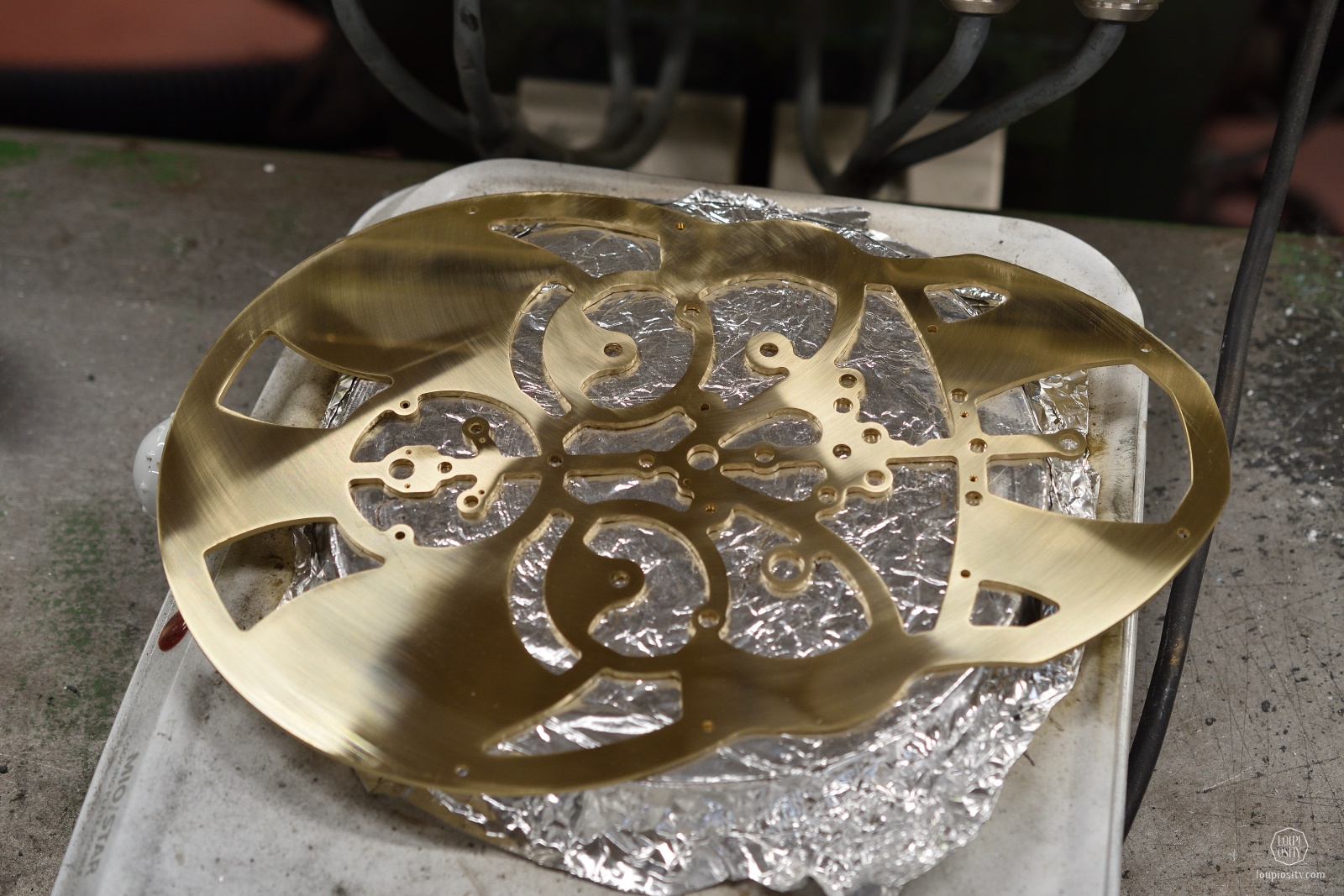 Mainplate before polishing