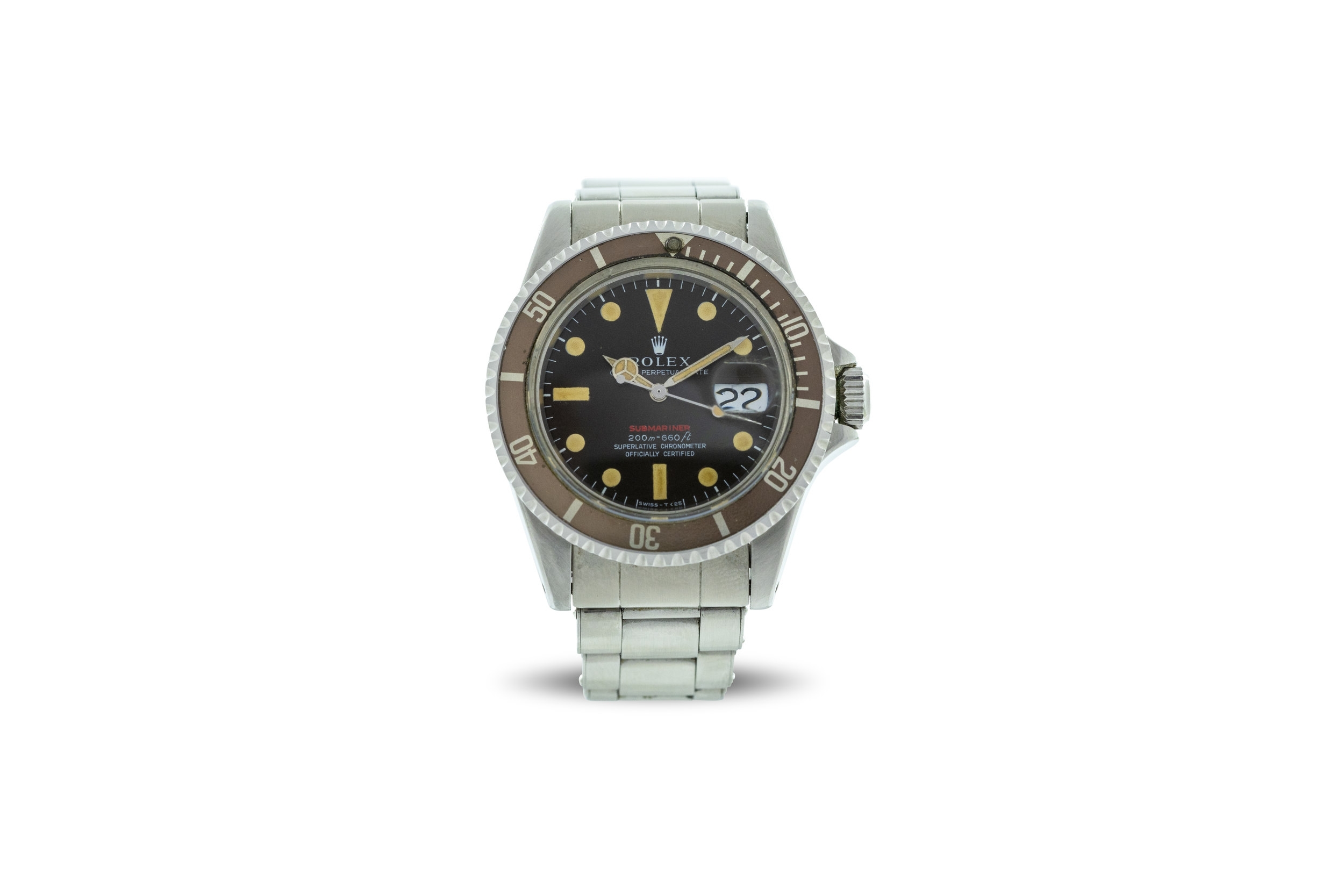 Rolex 1680, Red submariner Tropical