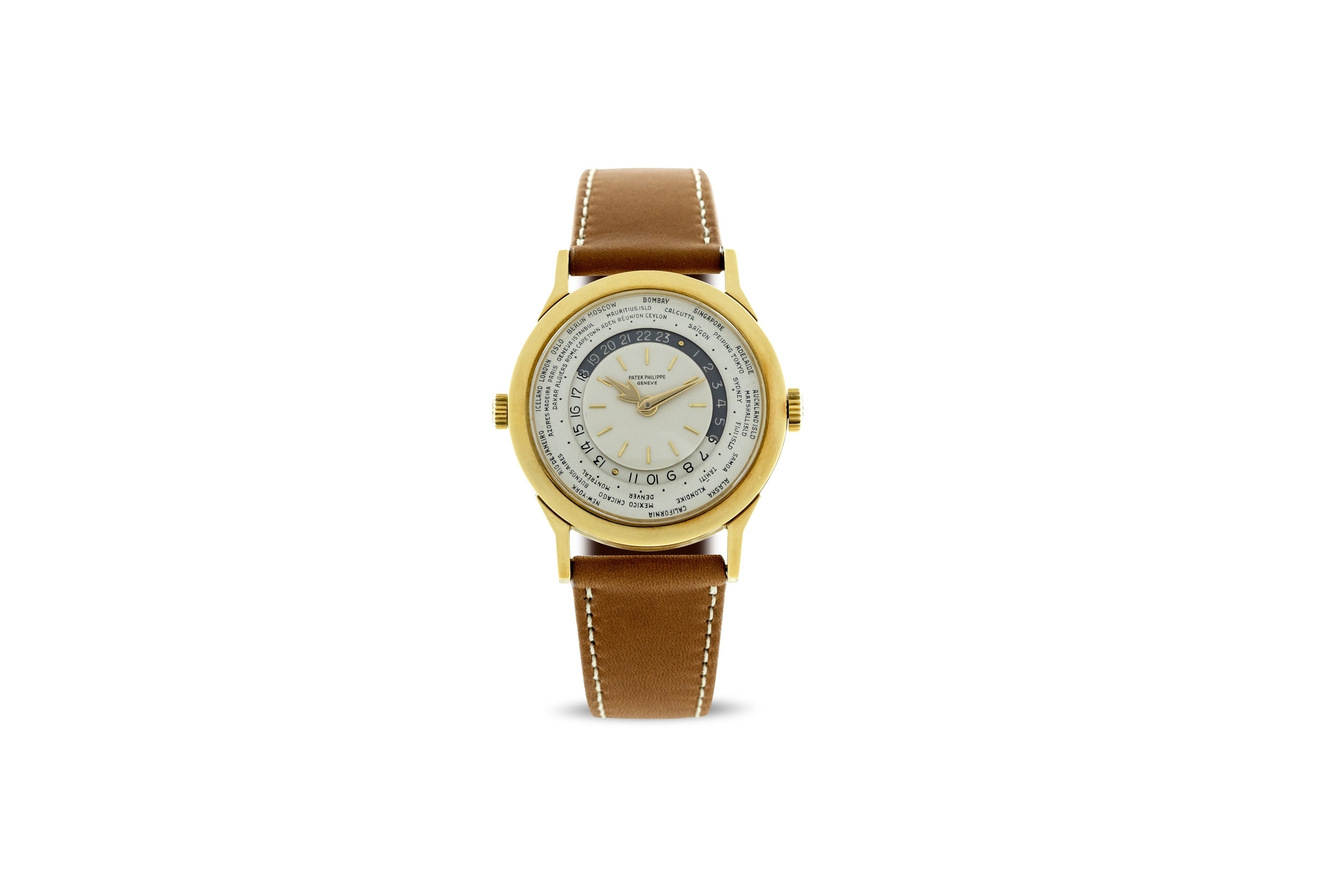 Patek Philippe 2523/1J, yellow gold, double crown