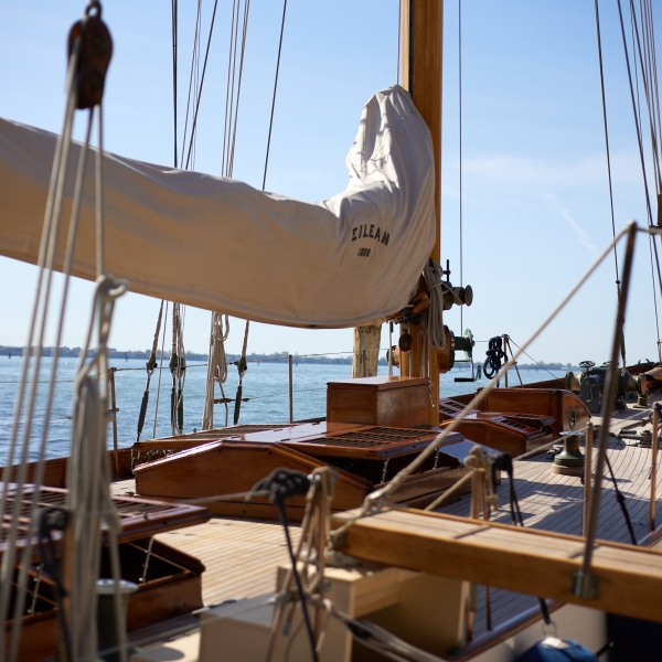 Panerai's Eilean, the Bermudian ketch in Venice, 2022