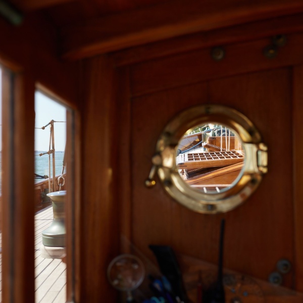 Panerai's Eilean, the Bermudian ketch in Venice, 2022