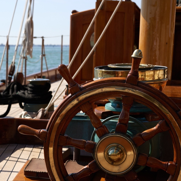 Panerai's Eilean, the Bermudian ketch in Venice, 2022