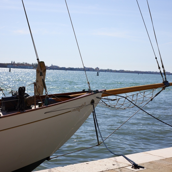 Panerai's Eilean, the Bermudian ketch in Venice, 2022